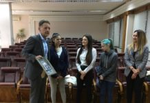 Пријем градоначелника за учеснице ТВ програма „Србија у ритму Европе“ ЗОРАНА, ТАМАРА И ВИШЊА, ПАНЧЕВКЕ У РИТМУ ЕВРОПЕ