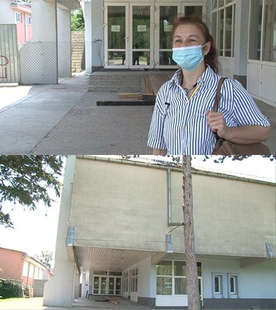 А ПОСЛЕ РЕКОНСТРУКЦИЈЕ... директорка Ањичка Елшек и слика Дома културе после пожара (Фото: Општински сајт)