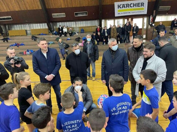 После посете младим фудблерима у Качареву...