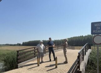 Завршени радови на реконструкцији пешачког моста преко канала Гајгер на СПЦ СИГУРНИЈЕ, ЛЕПШЕ И ФУНКЦИОНАЛНИЈЕ