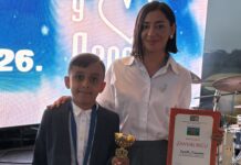 Запажен успех осмогодишњег Вршчанина на манифестацији „Дани ромске музике“ БРОНЗА ЗА ВИОЛИНИСТУ СЛОБОДАНА